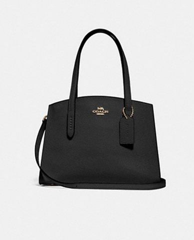  COACH - Túi xách nữ phối quai đeo Charlie Carryall 28 