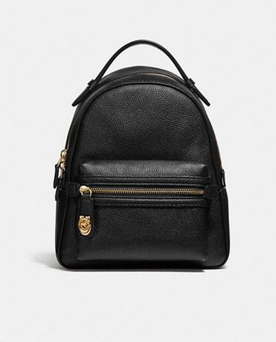  COACH - Balo nữ kiểu dáng vuông phối zip 