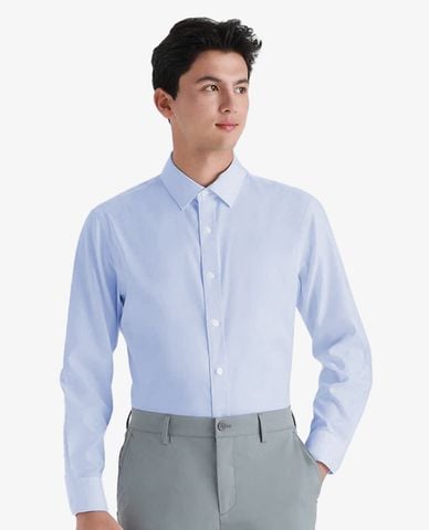  DETERMINANT - Áo sơ mi nam cổ bẻ tay dài thanh lịch 