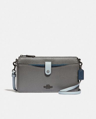  COACH - Túi đeo chéo nữ chữ nhật Pop-Up Messenger Colorblock 