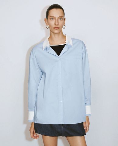  URBAN REVIVO - Áo sơ mi nữ tay dài thời trang 