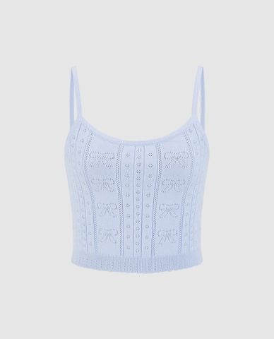  URBAN REVIVO - Áo hai dây nữ phom croptop trẻ trung 