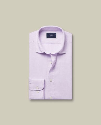  CHARLES TYRWHITT - Áo sơ mi nam tay dài Stretch Washed Oxford 