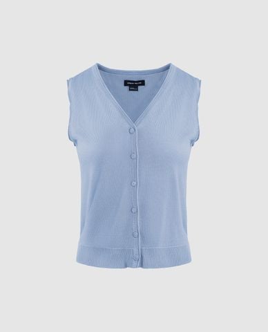  URBAN REVIVO - Áo khoác cardigan nữ cổ V hiện đại 