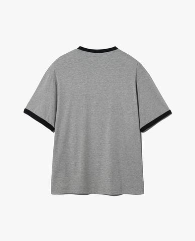  FILA - Áo thun unisex cổ tròn tay ngắn Track & Field Graphic Ringerty 