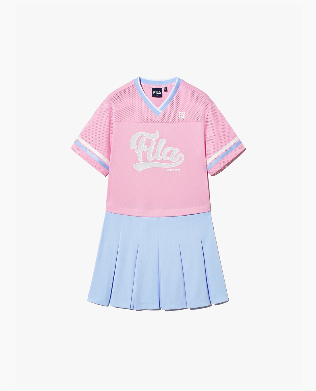FILA - Đầm xếp li mini bé gái Player