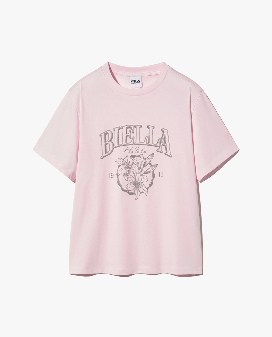 FILA - Áo thun nữ cổ tròn tay ngắn Biella Graphic