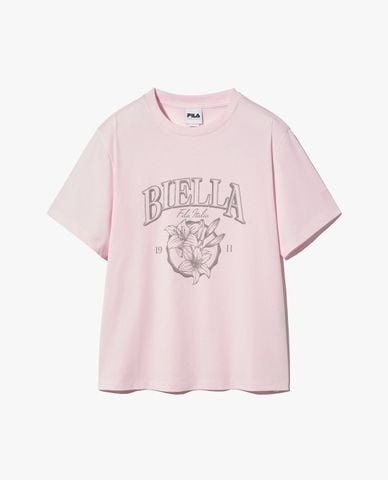  FILA - Áo thun nữ cổ tròn tay ngắn Biella Graphic 