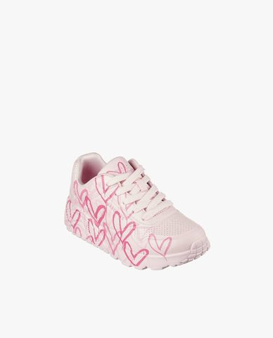  SKECHERS  - Giày sneakers bé gái cổ thấp Street Uno Lite 