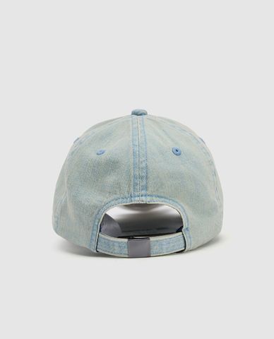  URBAN REVIVO - Nón bóng chày unisex phối chữ Denim 