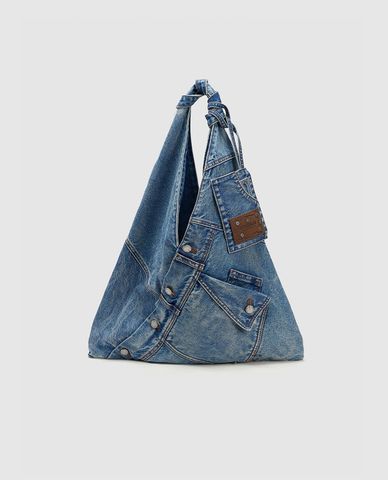  URBAN REVIVO - Túi đeo vai nữ hình tam giác 