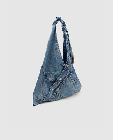  URBAN REVIVO - Túi đeo vai nữ hình tam giác 