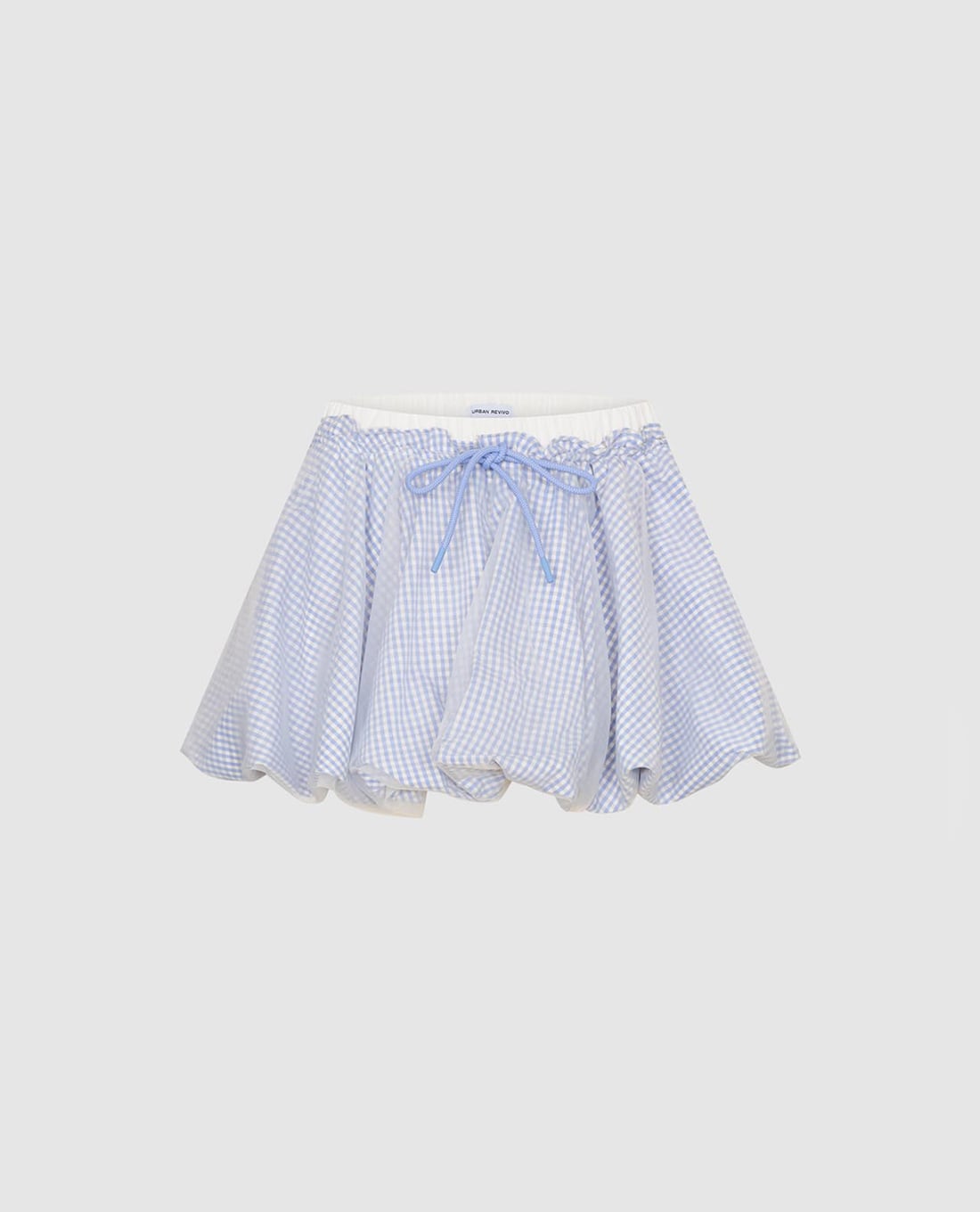 URBAN REVIVO - Chân váy chữ A mini kẻ caro