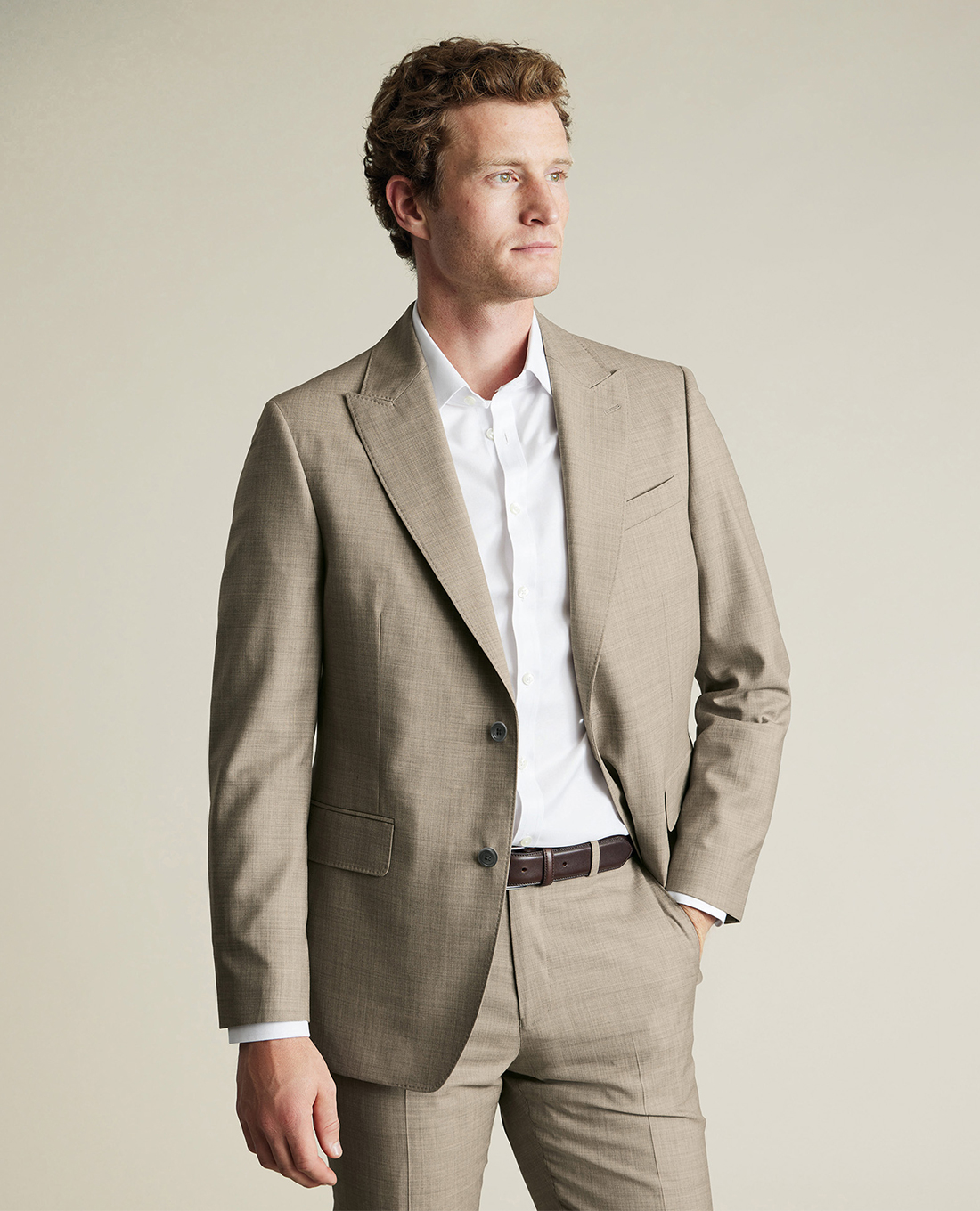 CHARLES TYRWHITT - Áo vest nam Ultimate Performance Sharkskin