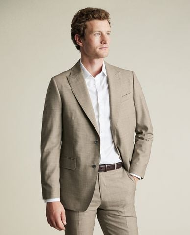  CHARLES TYRWHITT - Áo vest nam Ultimate Performance Sharkskin 