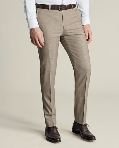  CHARLES TYRWHITT - Quần âu nam Ultimate Performance Sharkskin 