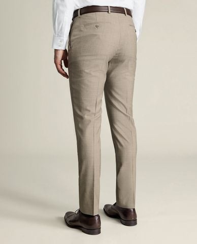  CHARLES TYRWHITT - Quần âu nam Ultimate Performance Sharkskin 