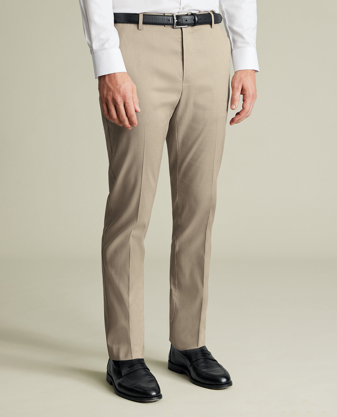 CHARLES TYRWHITT - Quần âu nam Smart Stretch Texture