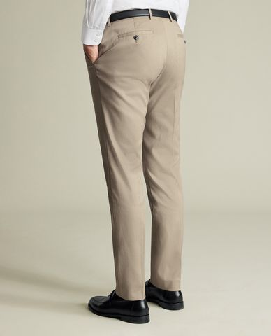  CHARLES TYRWHITT - Quần âu nam Smart Stretch Texture 