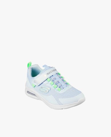  SKECHERS - Giày sneakers bé gái cổ thấp Microspec Max 