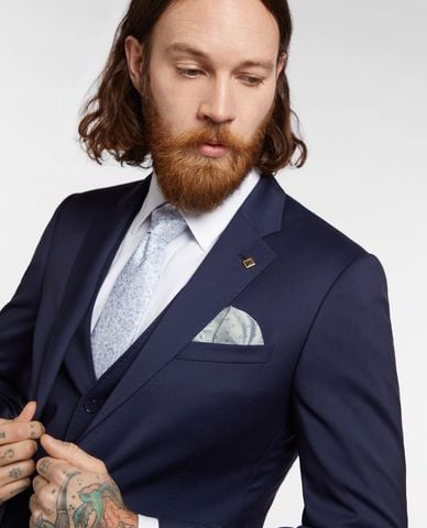  TED BAKER - Khăn tay nam hình vuông Bunbun 