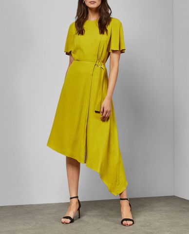  TED BAKER - Đầm midi bất đối xứng Marniee 