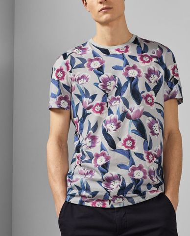  TED BAKER - Áo thun nam cổ tròn Dobit 