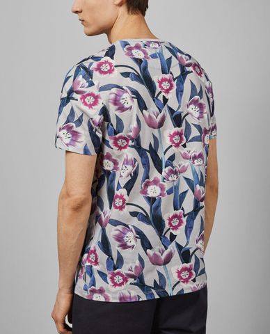  TED BAKER - Áo thun nam cổ tròn Dobit 