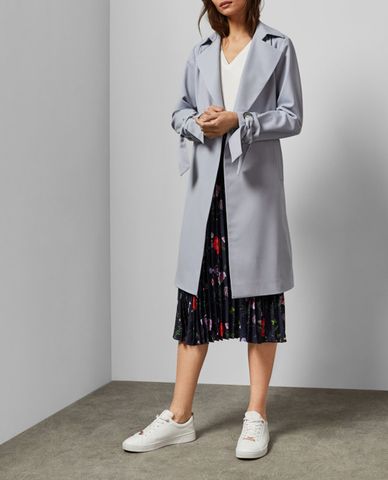  TED BAKER - Áo khoác nữ dáng quấn phối thắt lưng Alderr 