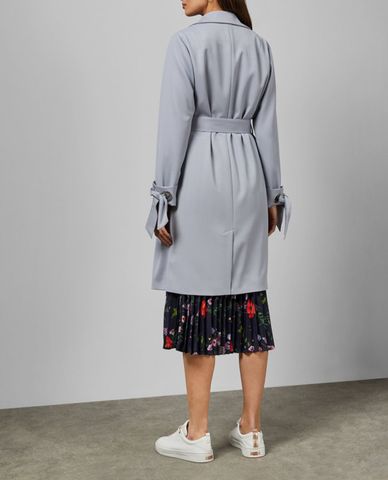  TED BAKER - Áo khoác nữ dáng quấn phối thắt lưng Alderr 