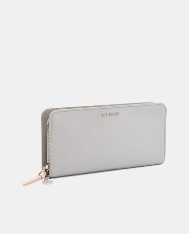  TED BAKER - Ví nữ khóa nam châm Grey Heloise 