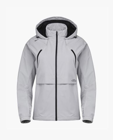  PRO SPECS - Áo khoác thể thao nữ cổ trụ phối mũ 2Layer Hooded Running 