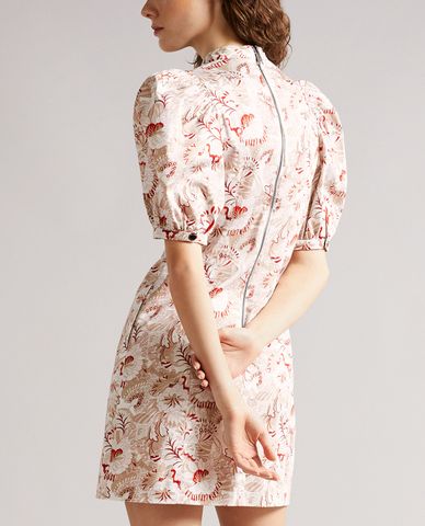  TED BAKER - Đầm mini cổ trụ tay phồng Naddia 