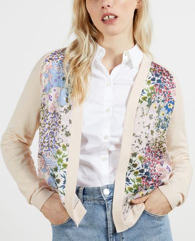 TED BAKER - Áo khoác cardigan nữ họa tiết hoa Lilss 