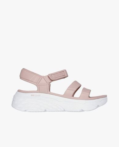  SKECHERS - Giày sandals nữ đế thấp mũi tròn Max Cushioning Foamies 