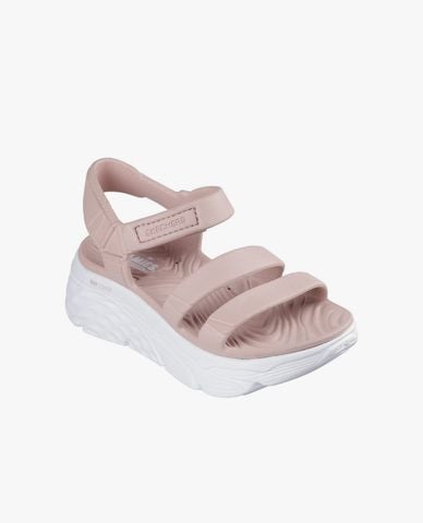  SKECHERS - Giày sandals nữ đế thấp mũi tròn Max Cushioning Foamies 