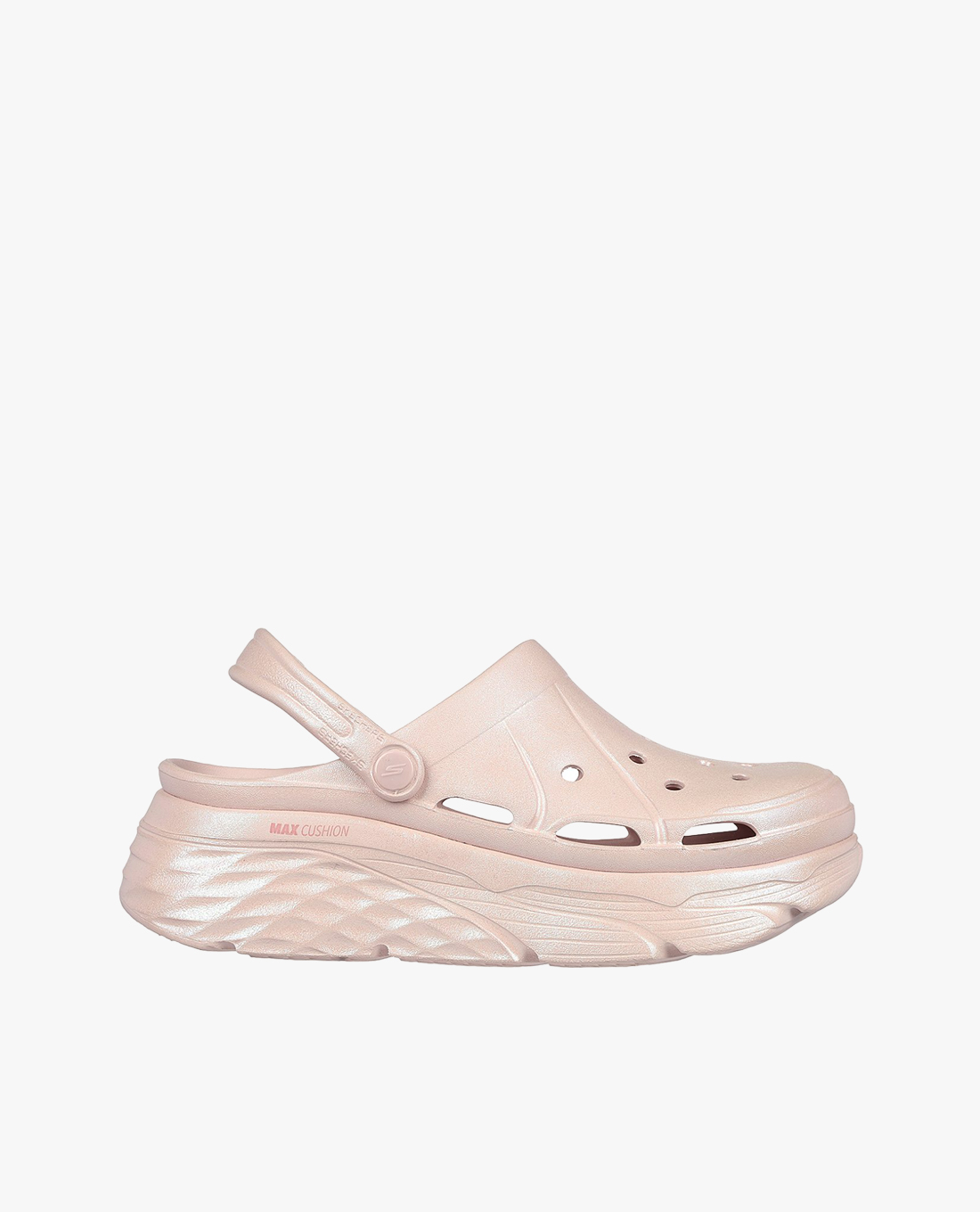 SKECHERS -  Giày clog nữ phối quai Max Cushioning Foamies