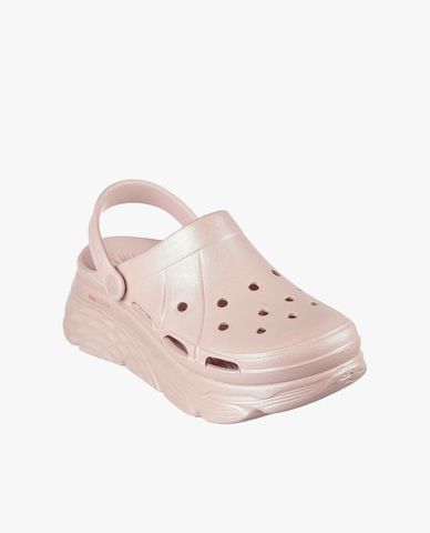  SKECHERS -  Giày clog nữ phối quai Max Cushioning Foamies 