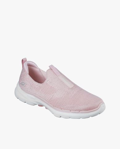  SKECHERS - Giày slip on nữ GOwalk 6 Glimmering 