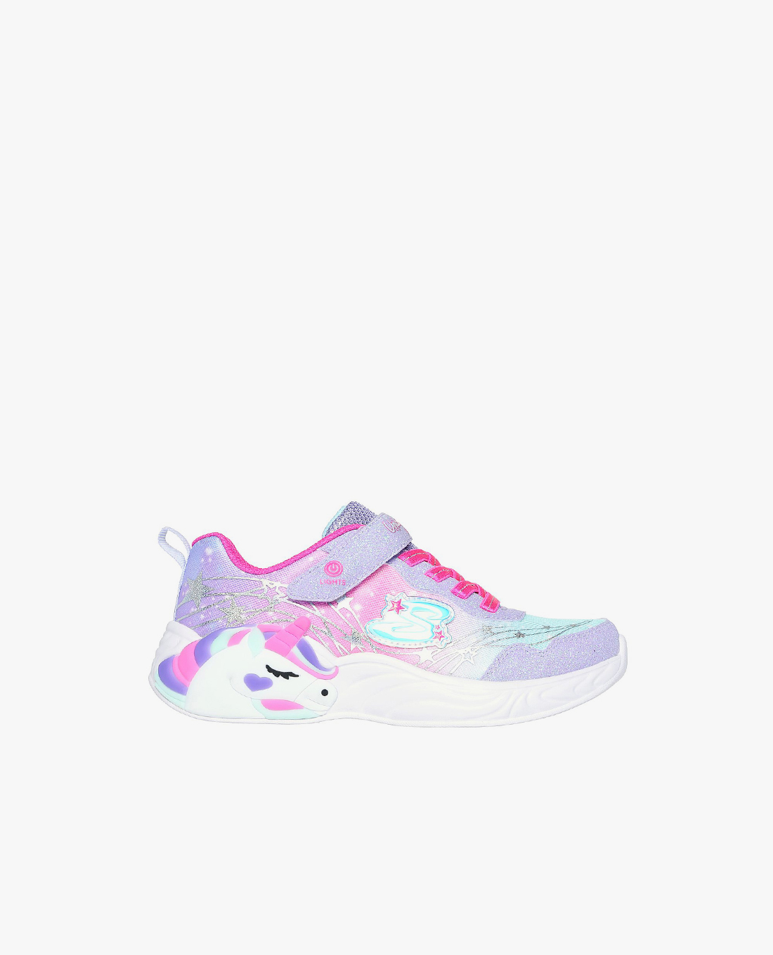 SKECHERS - Giày sneakers bé gái cổ thấp Unicorn Dreams Wishful Magic