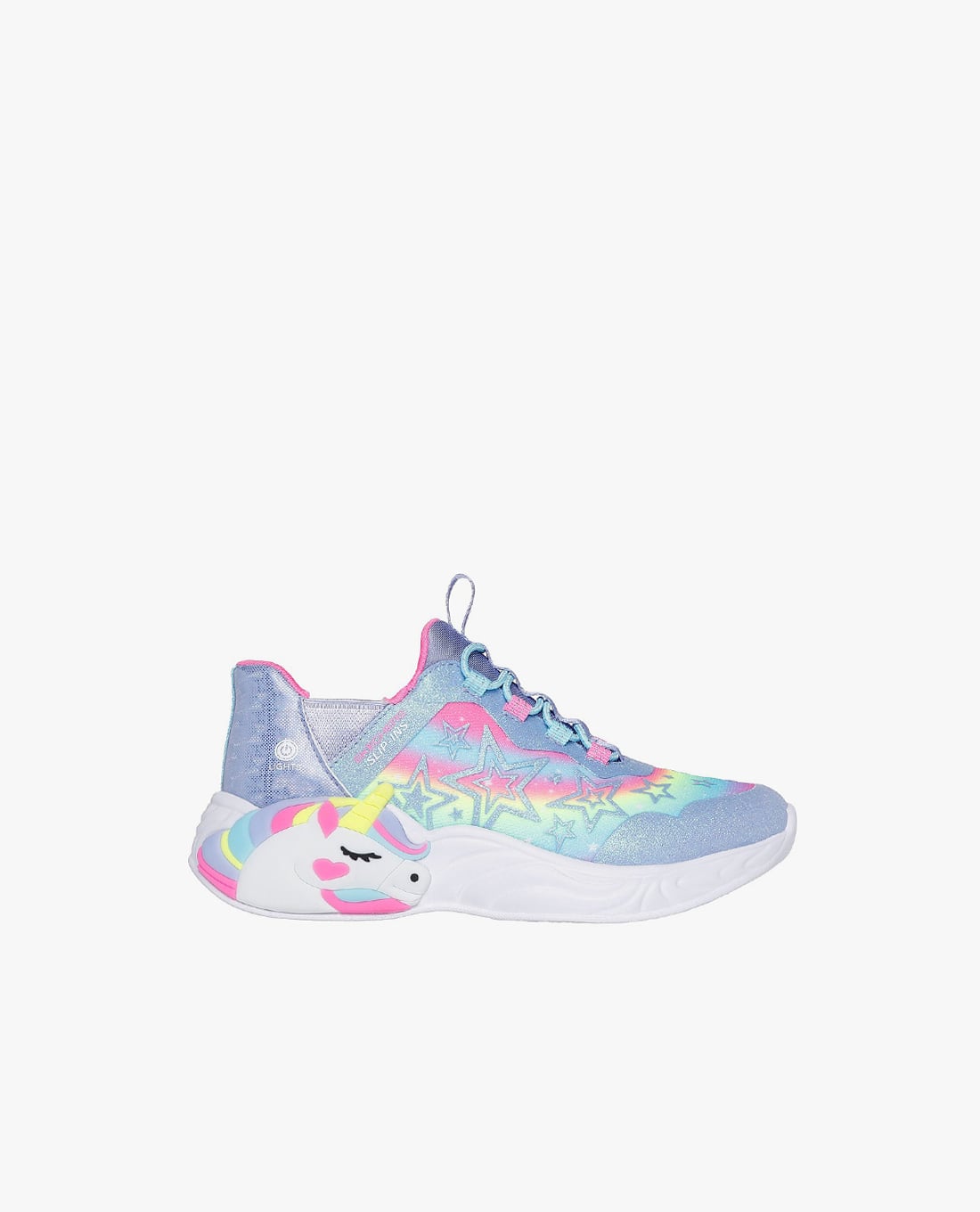 SKECHERS - Giày sneakers bé gái cổ thấp Unicorn Dream Starry Lite