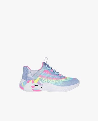  SKECHERS - Giày sneakers bé gái cổ thấp Unicorn Dream Starry Lite 