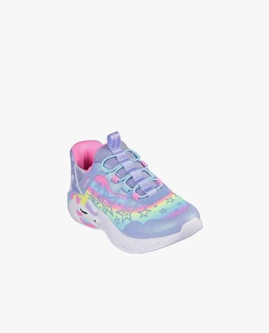  SKECHERS - Giày sneakers bé gái cổ thấp Unicorn Dream Starry Lite 