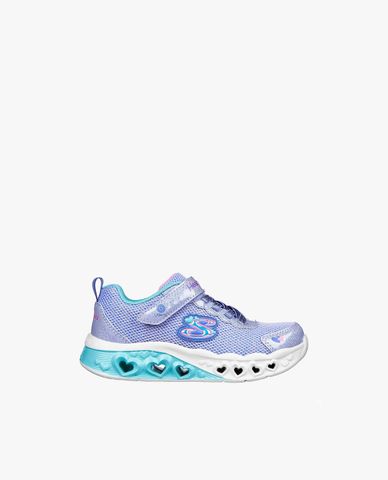  SKECHERS - Giày sneakers bé gái cổ thấp Flutter Heart Lights 