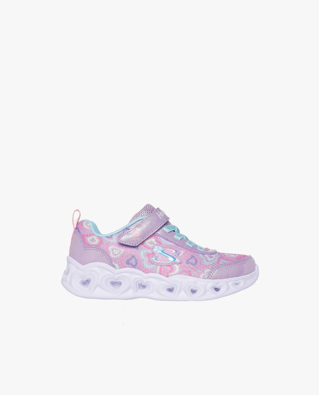 SKECHERS - Giày sneakers bé gái cổ thấp Heart Lights