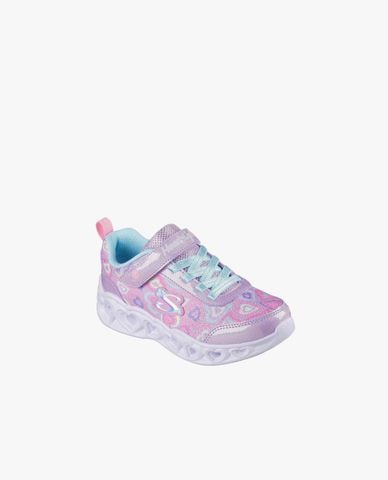  SKECHERS - Giày sneakers bé gái cổ thấp Heart Lights 