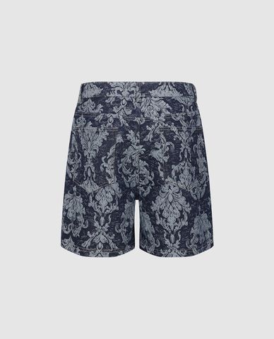  URBAN REVIVO - Quần short jeans nam ngang gối Leisure 