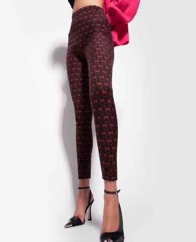  PINKO - Quần legging nữ họa tiết monogram Geloso 3 