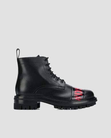  DSQUARED2 - Boots nam phối dây thắt Lace-up 