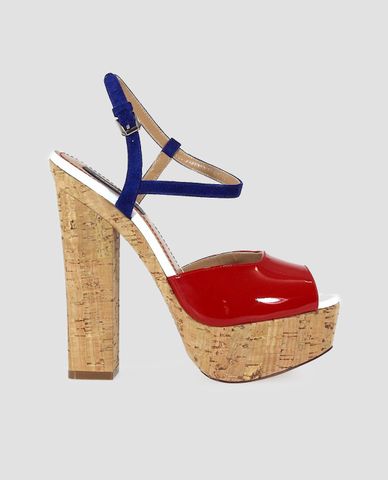  DSQUARED2 - Sandal cao gót hở mũi Ziggy 